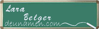Lara Belger Visitenkarte